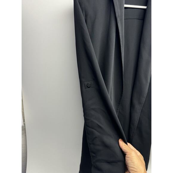 Aritzia Babaton New Power Black Slim Open Front Crepe Blazer Size XS - Picture 5 of 14